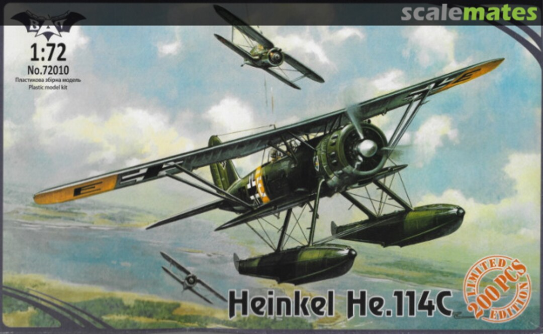 Boxart Heinkel He.114C 72010 Bat Project