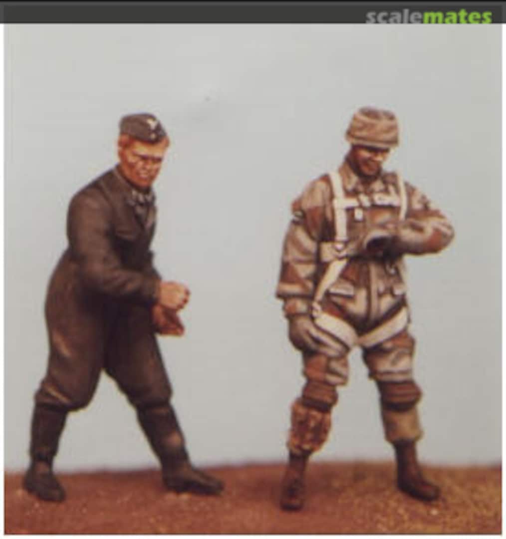 Boxart Fallschirmjäger (2) für Ju 52 von Revell KSHG 61 Hecker & Goros Boxart Fallschirmjäger (2) für Ju 52 von Revell KSHG 61 Hecker & Goros