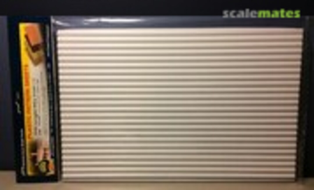 1:24 Corrugated Siding (White) (JTT Scenery Products 97405) 97405