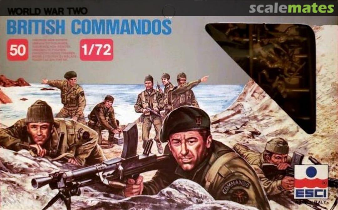 Boxart British Commandos 210 ESCI Boxart British Commandos 210 ESCI