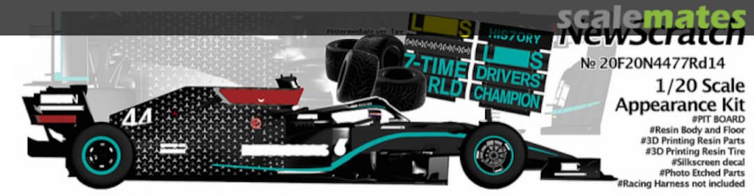 Boxart Mercedes F1 W11 EQ Power+ 20F20N4477Rd14 NewScratch Boxart Mercedes F1 W11 EQ Power+ 20F20N4477Rd14 NewScratch