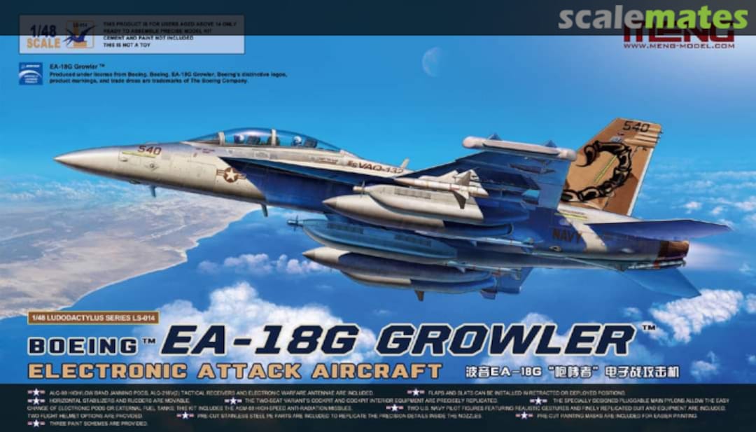 Boxart EA-18G Growler LS-014 Meng Model Boxart EA-18G Growler LS-014 Meng Model