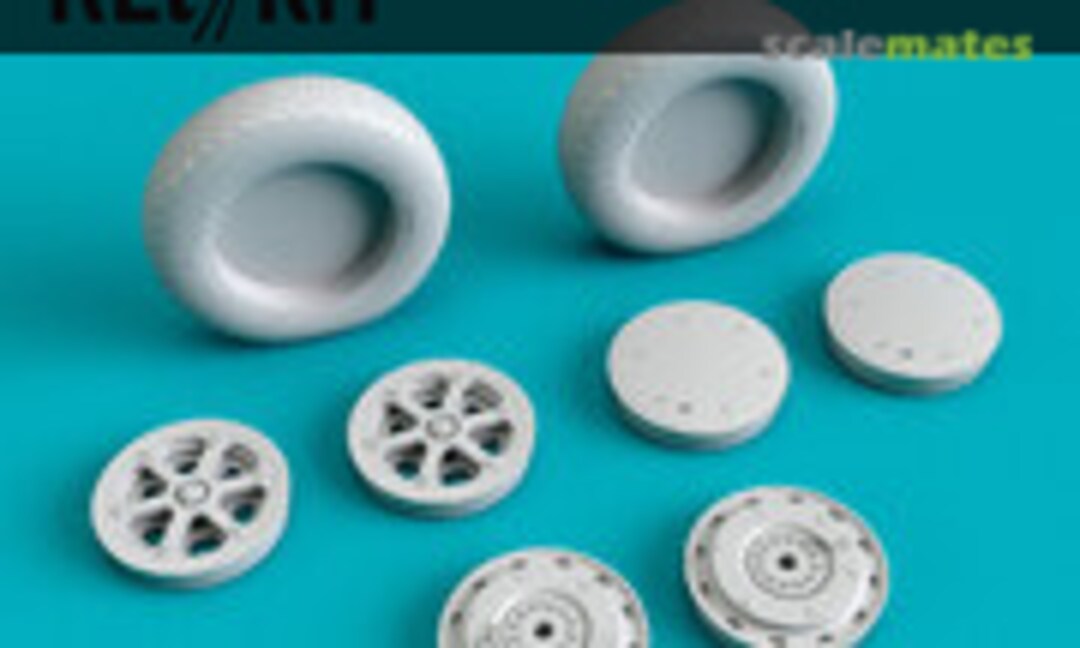 1:72 Grumman F-4F/FM-2 Wildcat - wheels set type 2 (weighted) (ResKit RS72-0335) RS72-0335