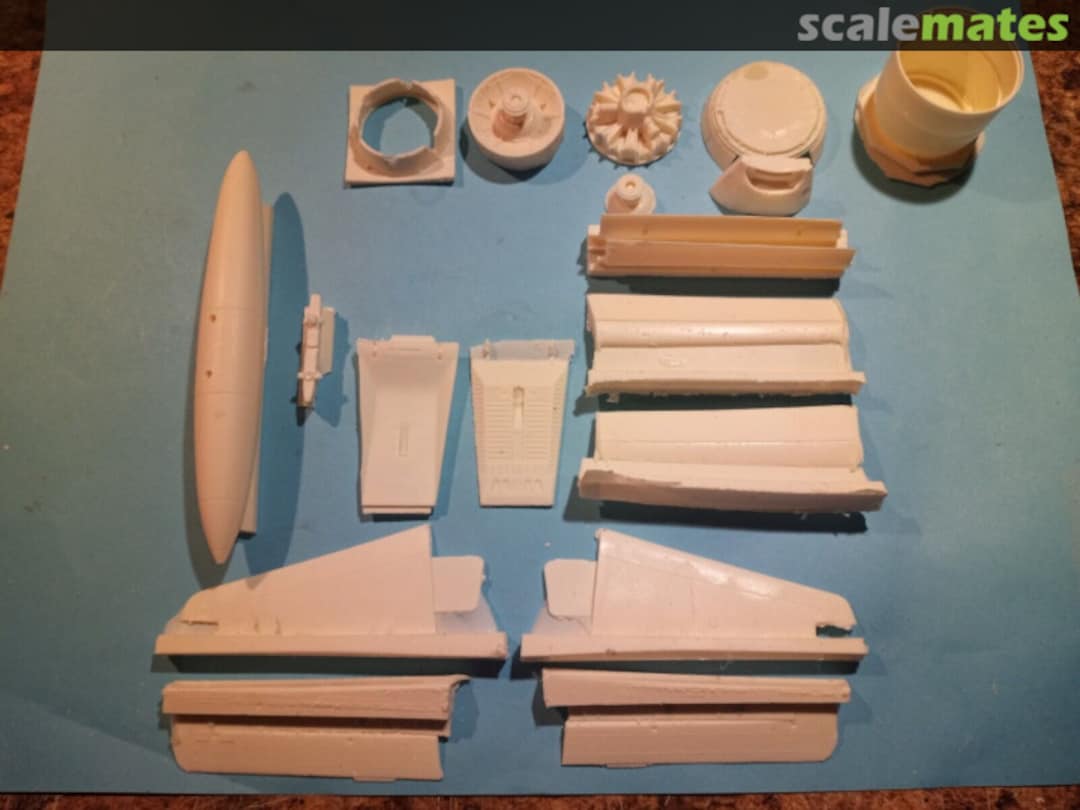 Boxart Resin Update Set For Monogram Skyraider Wilde Sau Resin Boxart Resin Update Set For Monogram Skyraider Wilde Sau Resin