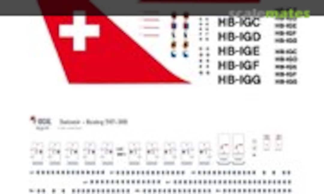 1:144 Swissair - Boeing 747-300 (Last flight) (F-DCAL FD144-270) FD144-270