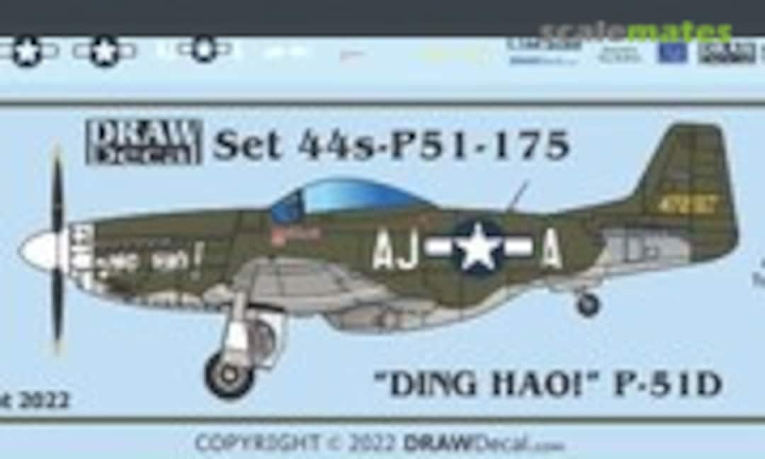 1:144 “DING HAO!” P-51D (Draw Decal 44-P51-175) 44-P51-175