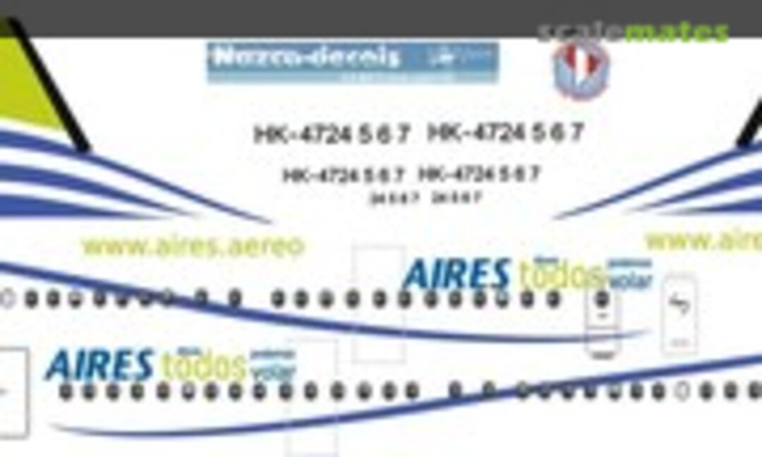 1:144 Dash-8 Aires Colombia (Nazca decals D8-400-23) D8-400-23