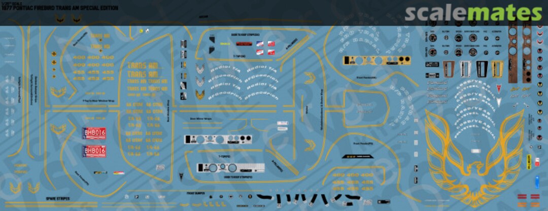 Boxart 1977 Pontiac Firebird Trans Am Special Edition RKD246 Rays Kits Decals Boxart 1977 Pontiac Firebird Trans Am Special Edition RKD246 Rays Kits Decals