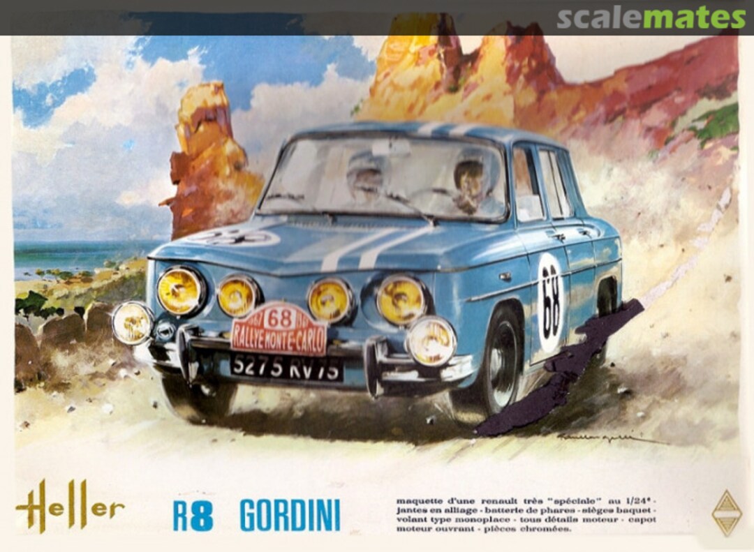 Boxart R8 Gordini L760 Heller Boxart R8 Gordini L760 Heller