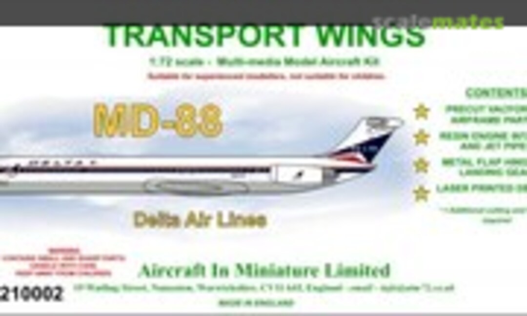 MD-88 (Aircraft In Miniature Ltd TWL7210002)