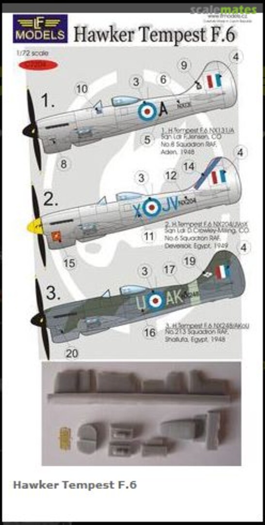 Boxart Hawker Tempest F.6 C7204 LF Models Boxart Hawker Tempest F.6 C7204 LF Models