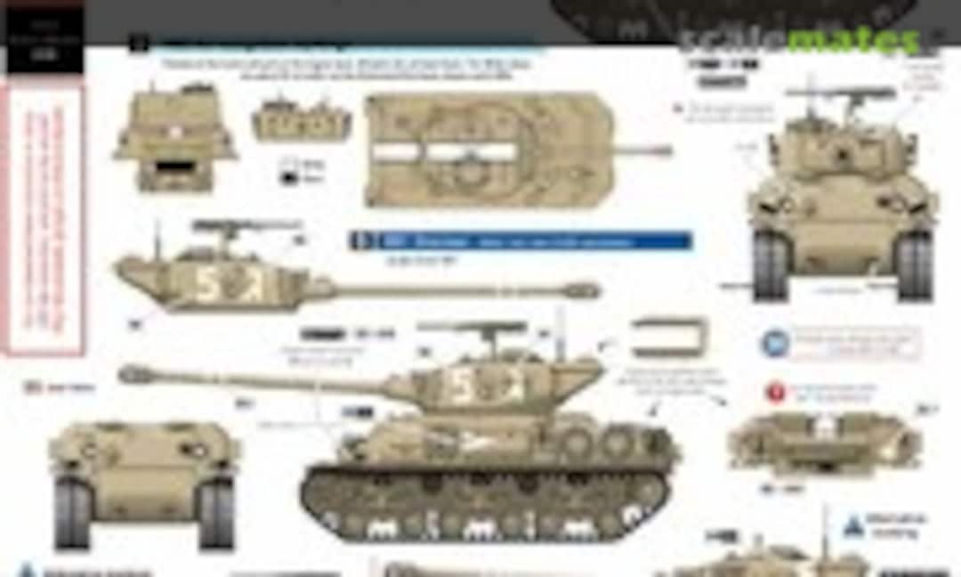 1:72 Israeli M51 Super Shermans in the Six Day War 1967 (Bison Decals 72042) 72042