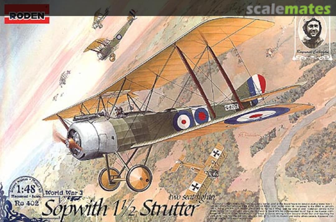 Boxart Sopwith 1½ Strutter two seat fighter 402 Roden Boxart Sopwith 1½ Strutter two seat fighter 402 Roden