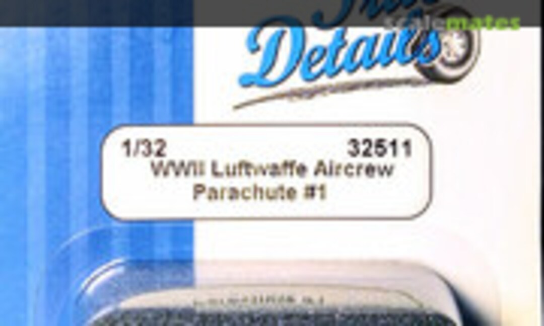 1:32 WWII Luftwaffe Aircrew Parachute #1 (True Details 32511) 32511