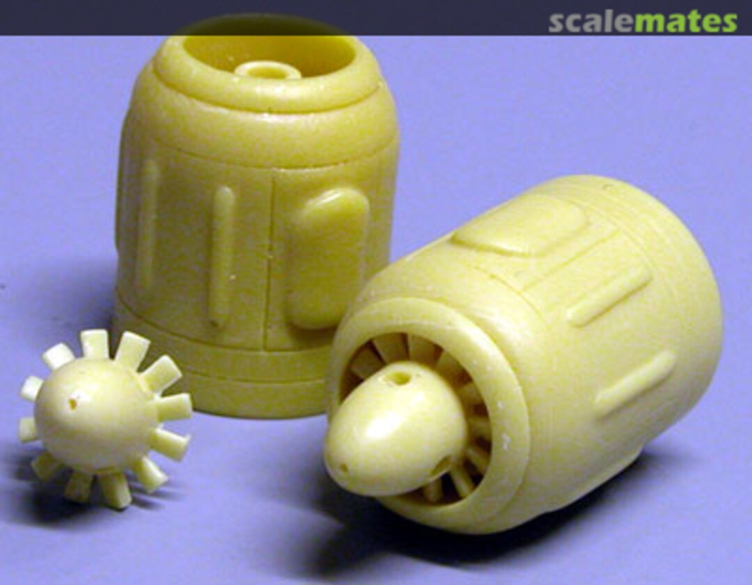 Boxart Junkers Ju 88G-1 / S / T nacelle set Unknown Ron's Resin Boxart Junkers Ju 88G-1 / S / T nacelle set Unknown Ron's Resin