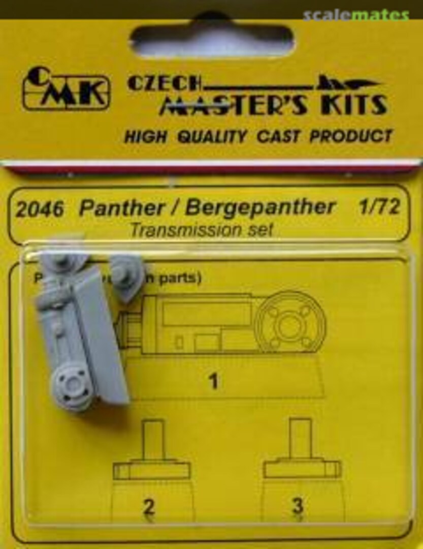 Boxart Panther/Bergepanther Transmission Set 2046 CMK Boxart Panther/Bergepanther Transmission Set 2046 CMK