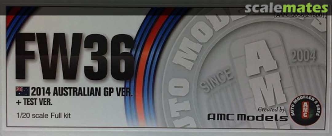 Boxart Williams FW36 AMC-0056 Auto Modeler's Cafe Boxart Williams FW36 AMC-0056 Auto Modeler's Cafe