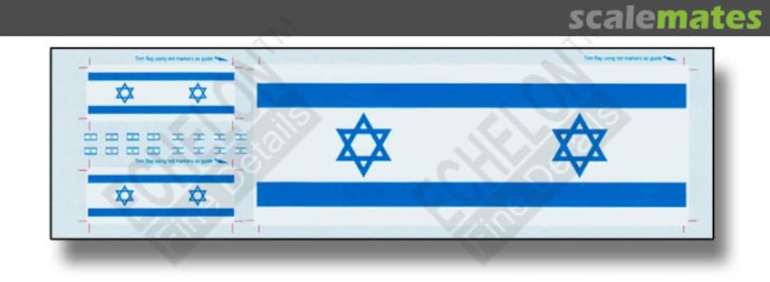 Boxart Israeli Antenna Flags & Flag Patches FL354006 Echelon Fine Details Boxart Israeli Antenna Flags & Flag Patches FL354006 Echelon Fine Details