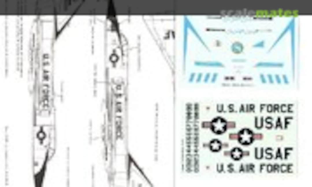 1:72 F-106A 102nd FIW, 101 FIS Massachusetts ANG (Bare-Metal Foil 72-6) 72-6