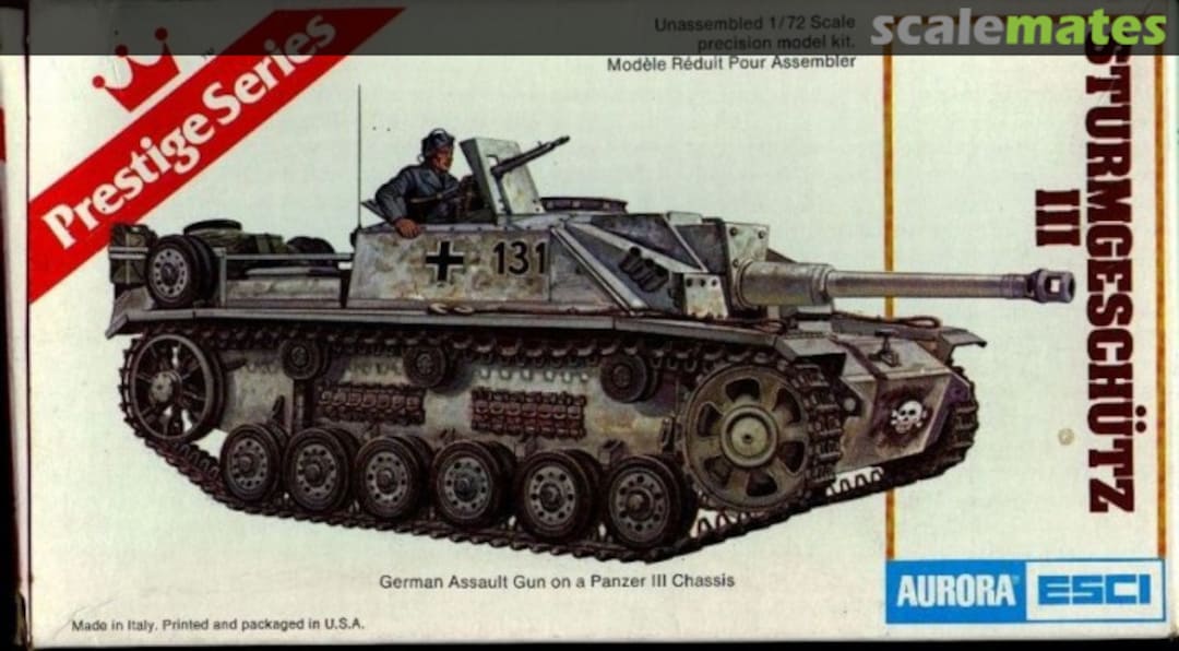 Boxart Sturmgeschütz III 6213 Aurora/ESCI Boxart Sturmgeschütz III 6213 Aurora/ESCI