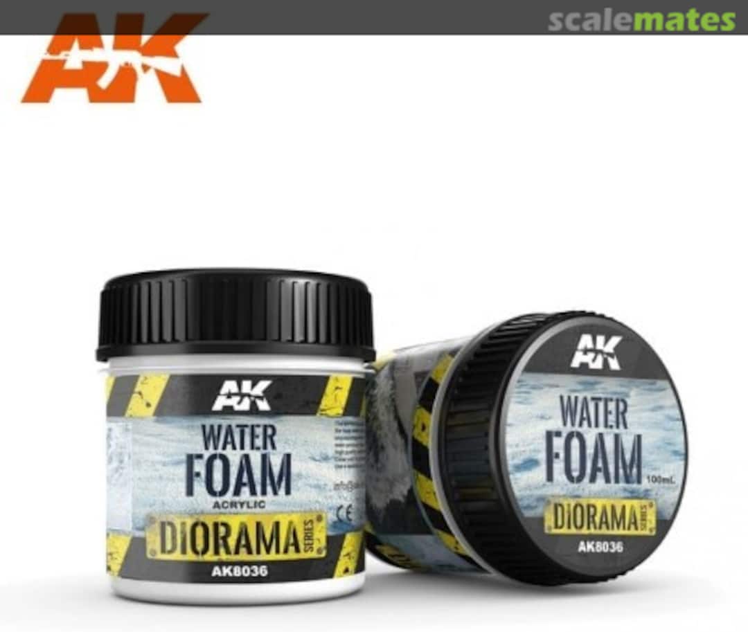 Boxart Water Foam Acrylic 100ml Bottle AK 8036 AK Interactive Boxart Water Foam Acrylic 100ml Bottle AK 8036 AK Interactive