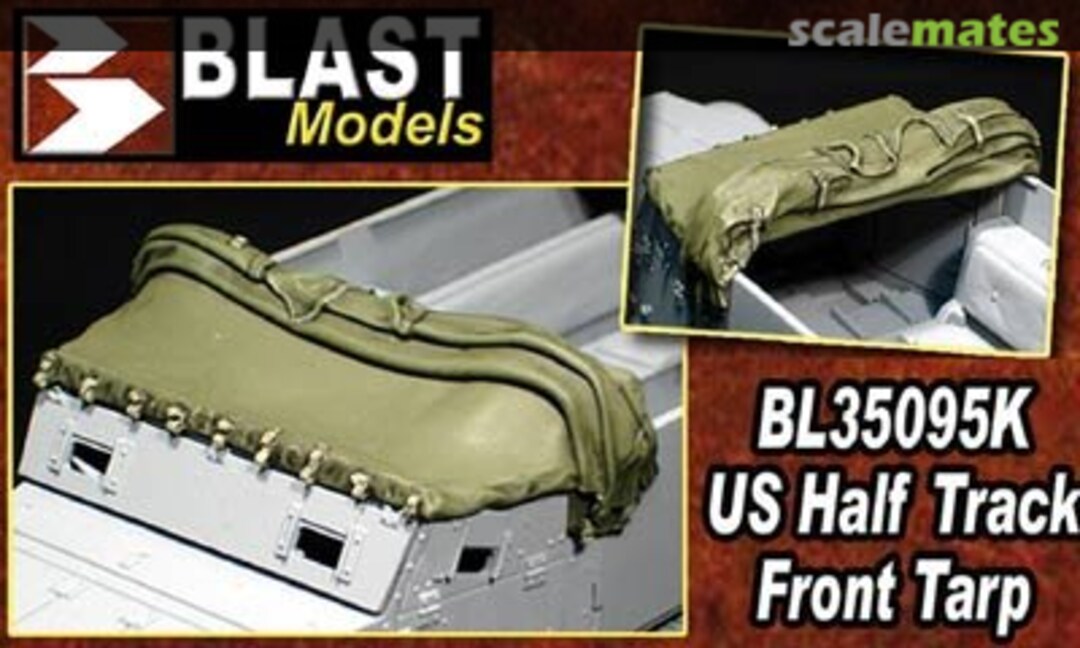Boxart US Half Track FRONT TARP BL35095K Blast Models Boxart US Half Track FRONT TARP BL35095K Blast Models