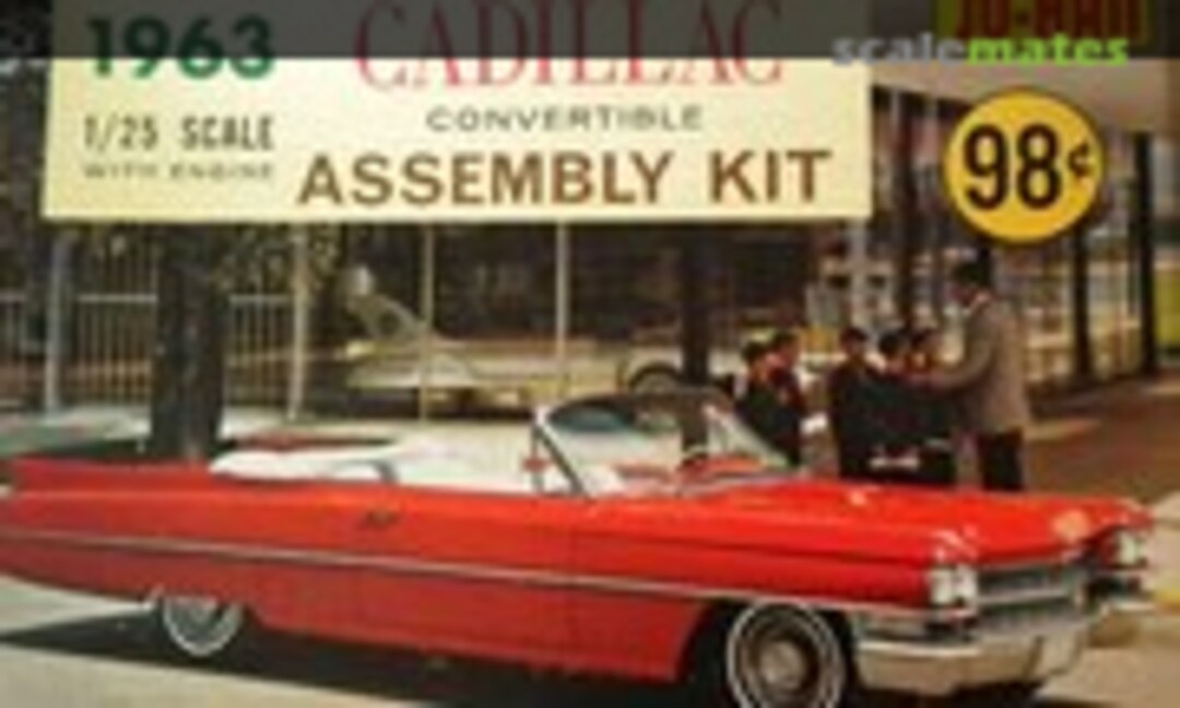 1:25 1963 Cadillac Convertible (Jo-Han S-363)