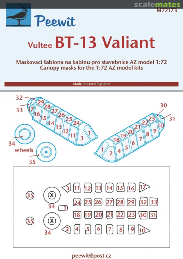 Boxart Vultee BT-13 Valiant M72173 Peewit Boxart Vultee BT-13 Valiant M72173 Peewit