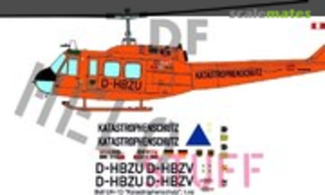 1:48 Bell UH-1D "Katastrophenschutz" (DF HeloStuff DF10348) DF10348