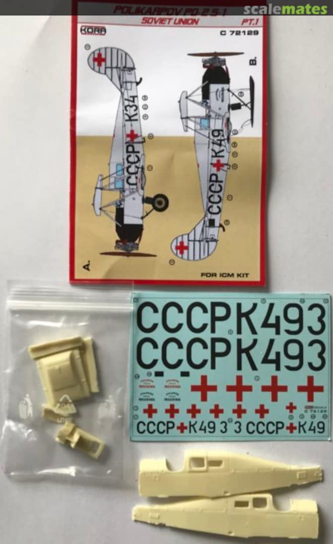 Boxart Polikarpov Po-2 S-1 C72129 Kora Models Boxart Polikarpov Po-2 S-1 C72129 Kora Models