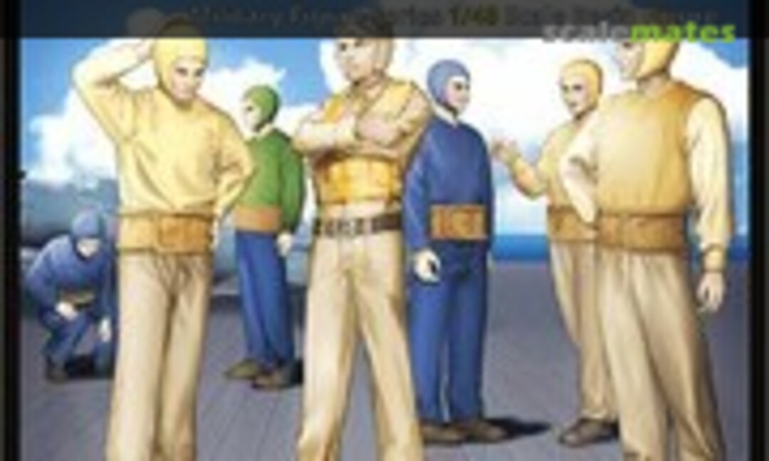 1:48 WWII USS Aircraft Carrier Deck Crews & Pilots Set 2 (Tori Factory MF-03A) MF-03A