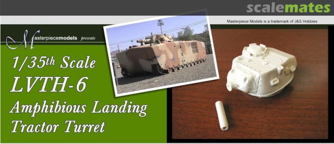 Boxart LVTH6 Amphibious Landing Tractor Turret 1:35 MMVN003 Masterpiece Models Boxart LVTH6 Amphibious Landing Tractor Turret 1:35 MMVN003 Masterpiece Models