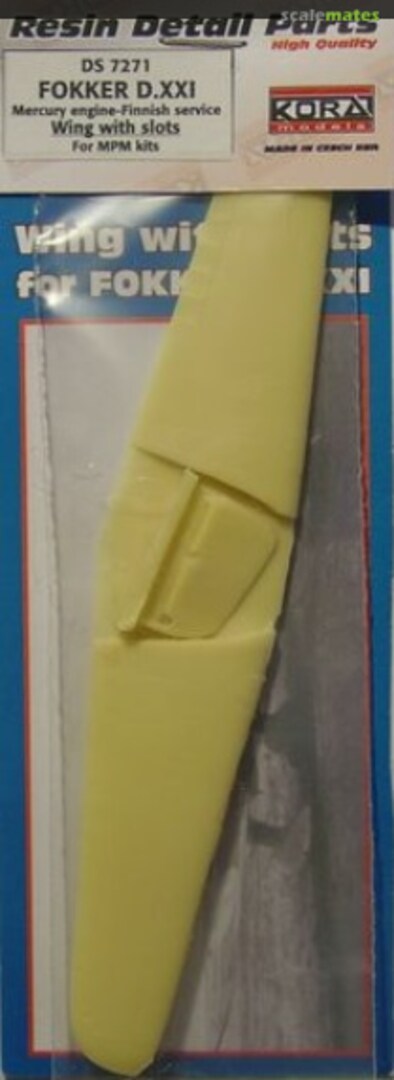 Boxart Fokker D.XXI DS7271 Kora Models Boxart Fokker D.XXI DS7271 Kora Models