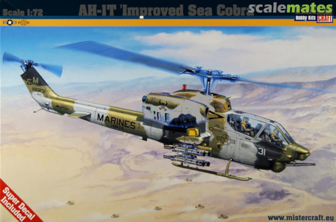 Boxart AH-1T 'Improved Sea Cobra' D-62 MisterCraft