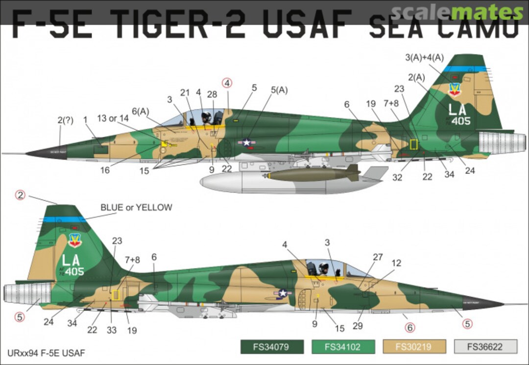 Boxart F-5E Tiger-2 UR3294 UpRise Decal Boxart F-5E Tiger-2 UR3294 UpRise Decal