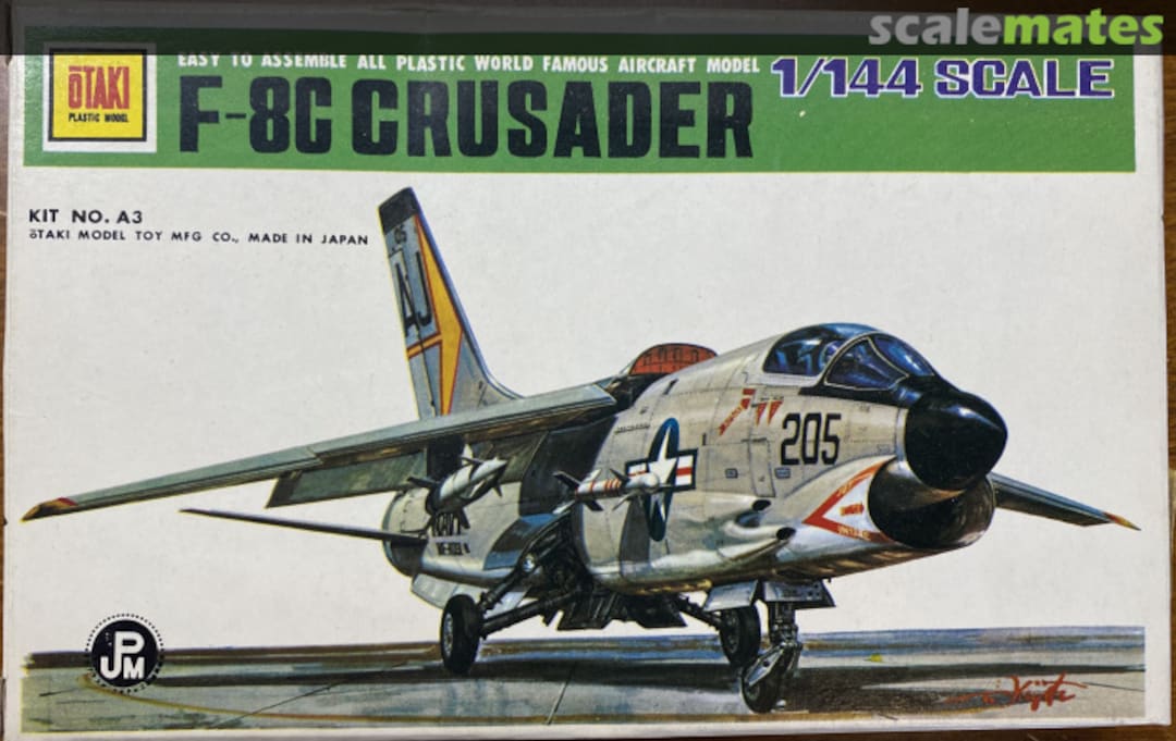 Boxart F-8C Crusader A3 Otaki