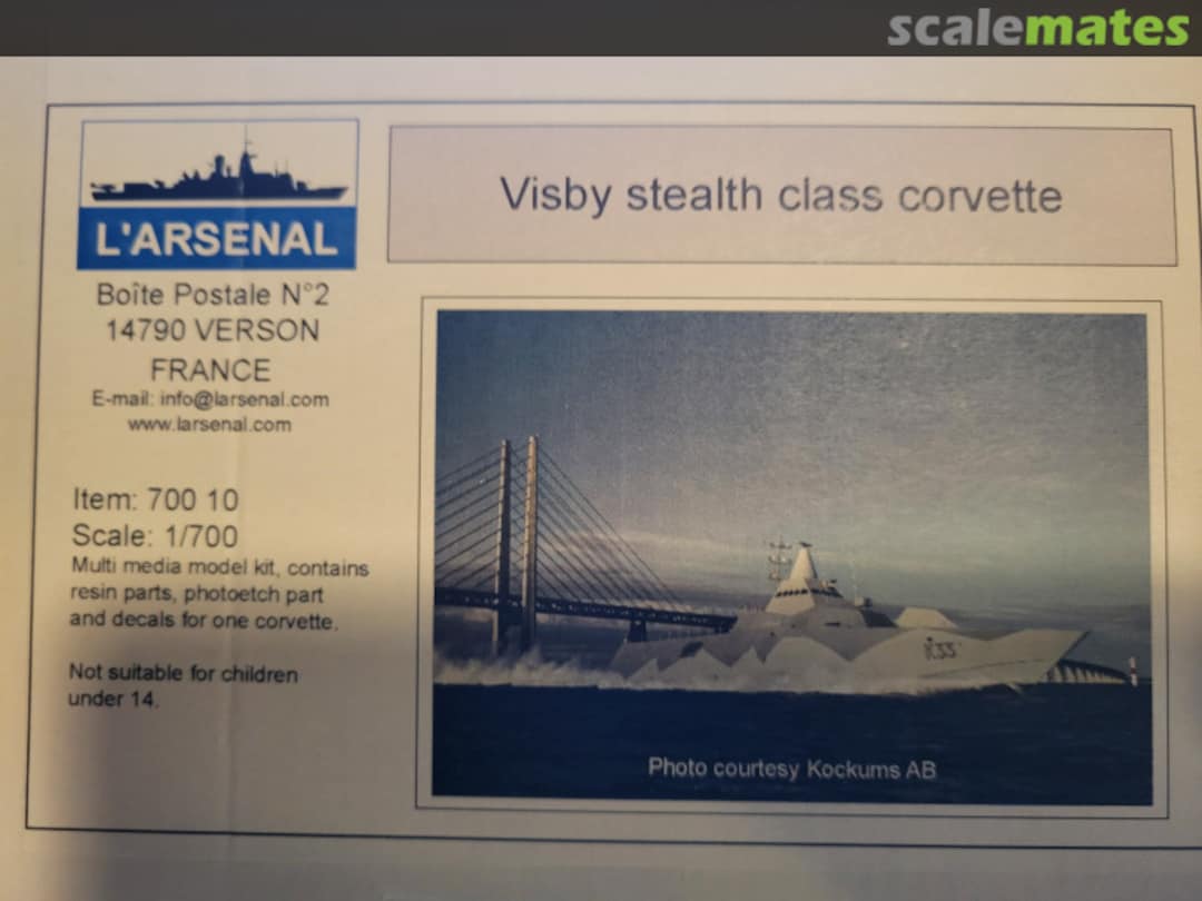 Boxart Visby Stealth Class Corvette 14790 700 10 L'Arsenal