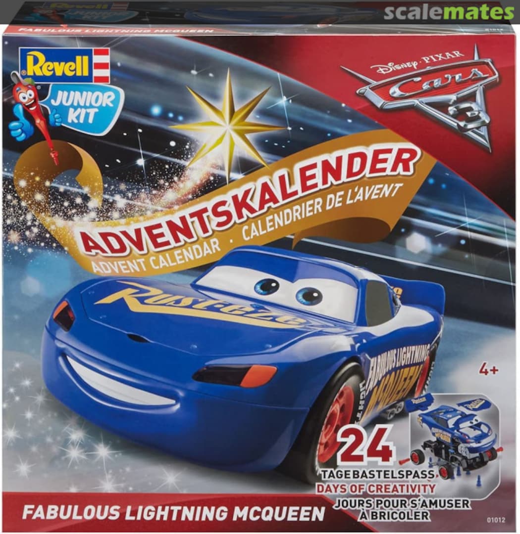 Boxart Fabulous Lightning McQueen AdventKalende 2017 01012 Revell Boxart Fabulous Lightning McQueen AdventKalende 2017 01012 Revell