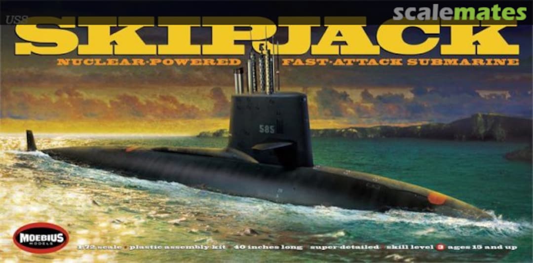 Boxart USS Skipjack 1400 Moebius Models Boxart USS Skipjack 1400 Moebius Models