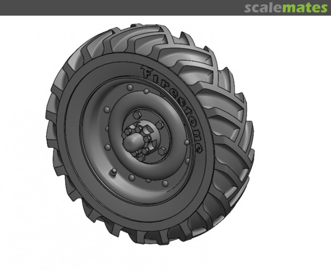 Boxart Jeep Willy's wheel set - Firestone U3D Boxart Jeep Willy's wheel set - Firestone U3D