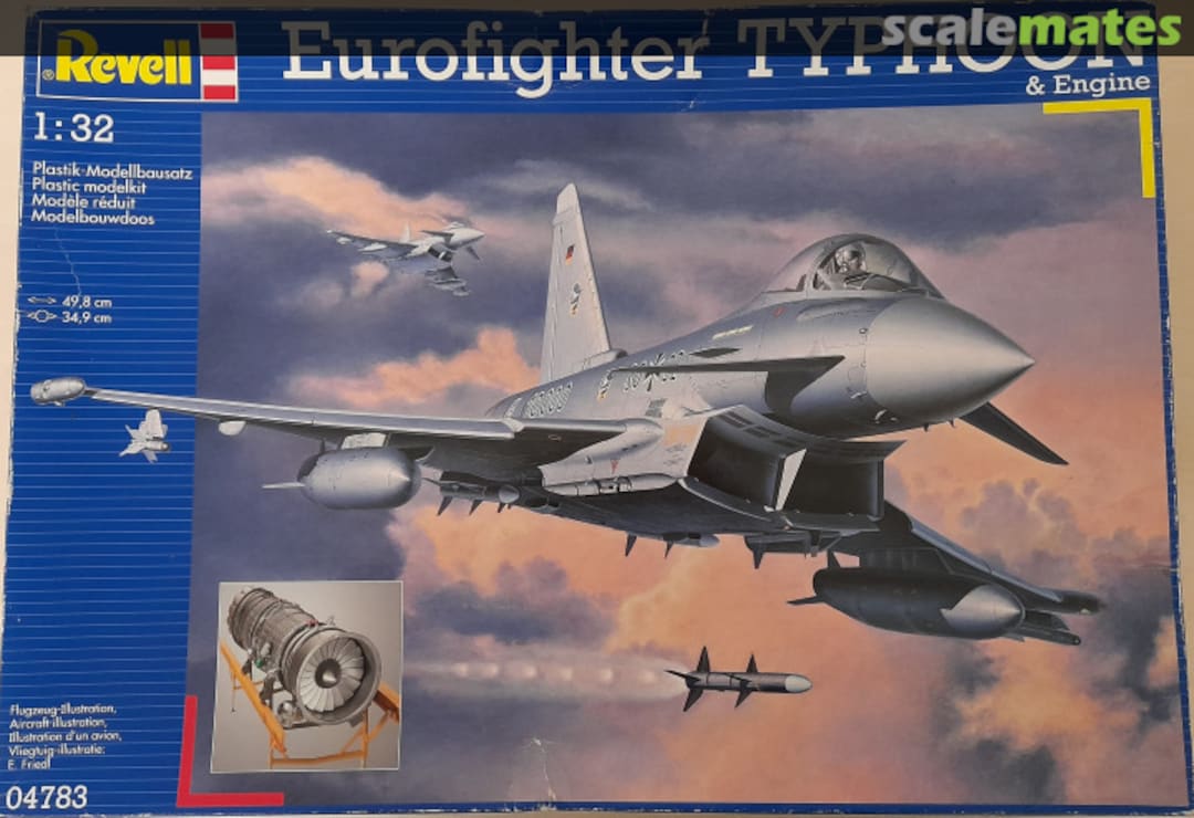 Boxart Eurofighter Typhoon & Engine 04783 Revell Boxart Eurofighter Typhoon & Engine 04783 Revell