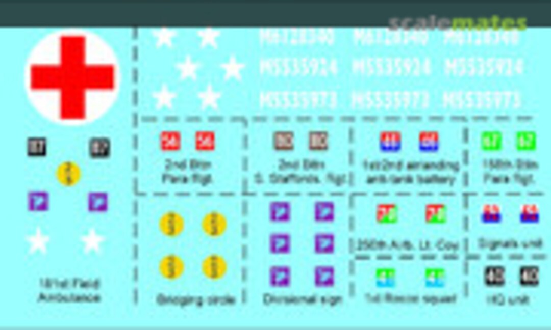 1:35 British Airborne Jeeps (1944) (Black Lion Decals 35042) 35042