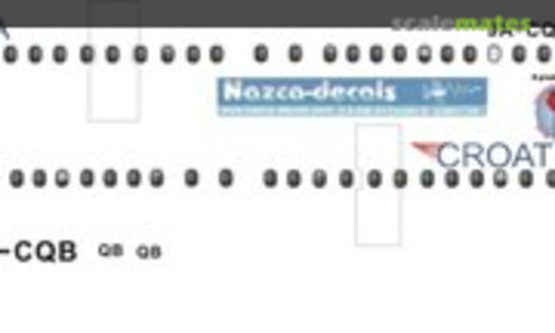 1:144 Dash-8 Croatian Airlines (Nazca decals D8-400-24) D8-400-24