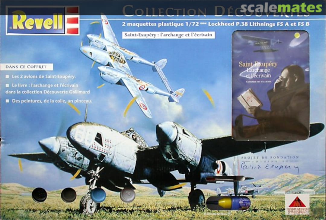 Boxart Lockheed P.38 Lightnings F5 A et F5 B 92066 Revell