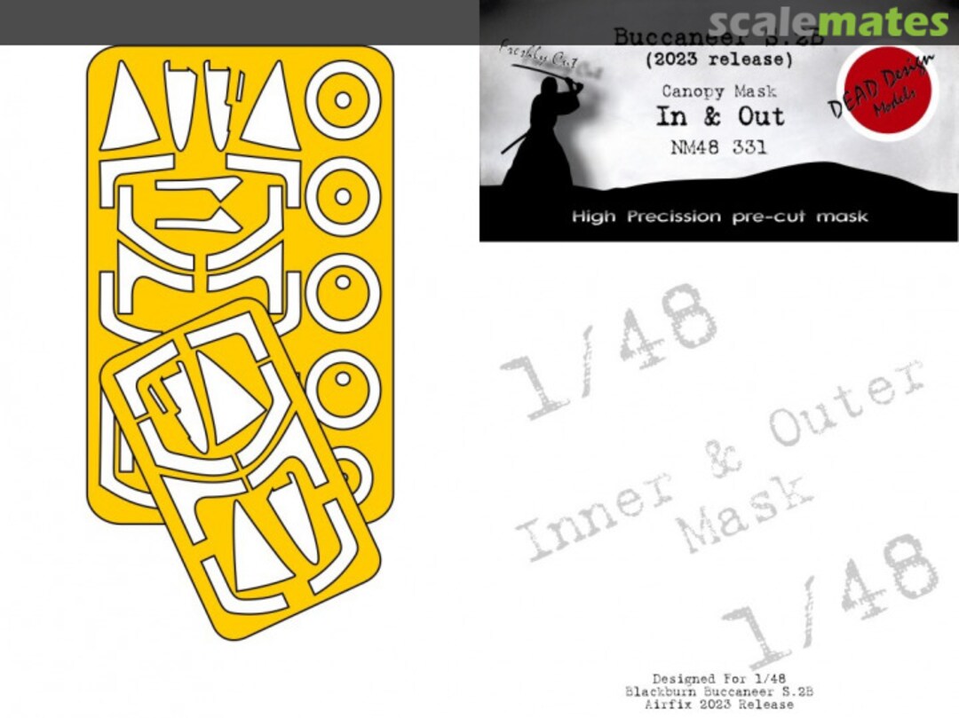 Boxart H.S. Buccaneer S.2B (2022) In&Out NM48331 DEAD Design Models