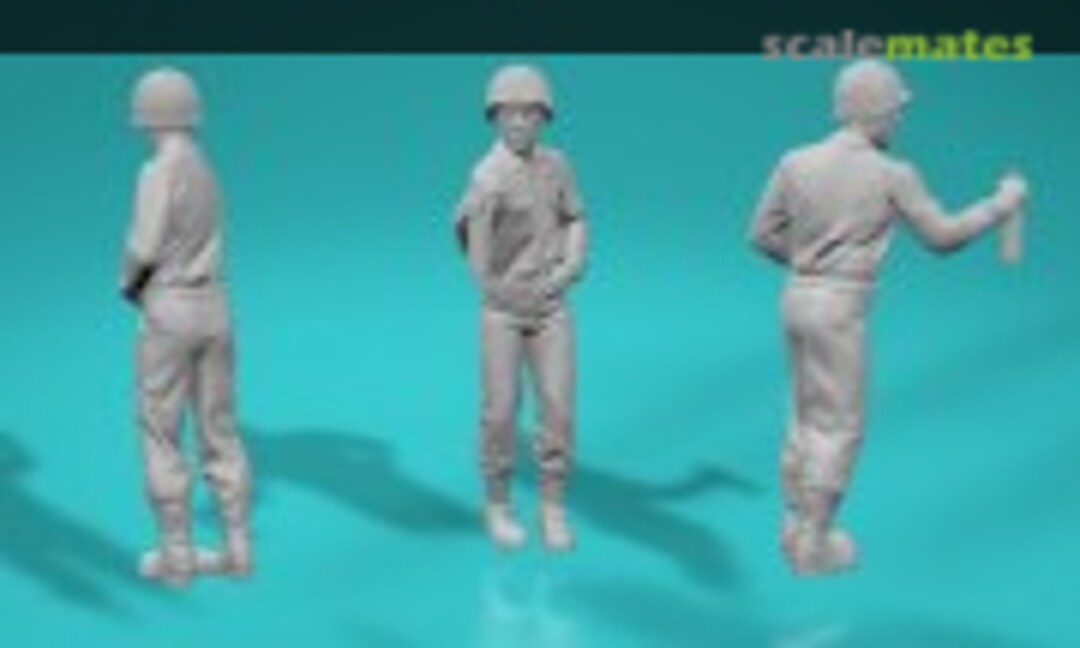 1:72 World War II Music - American Soldier - Pose No. 8 (EMP3d 99201203-72) 99201203-72