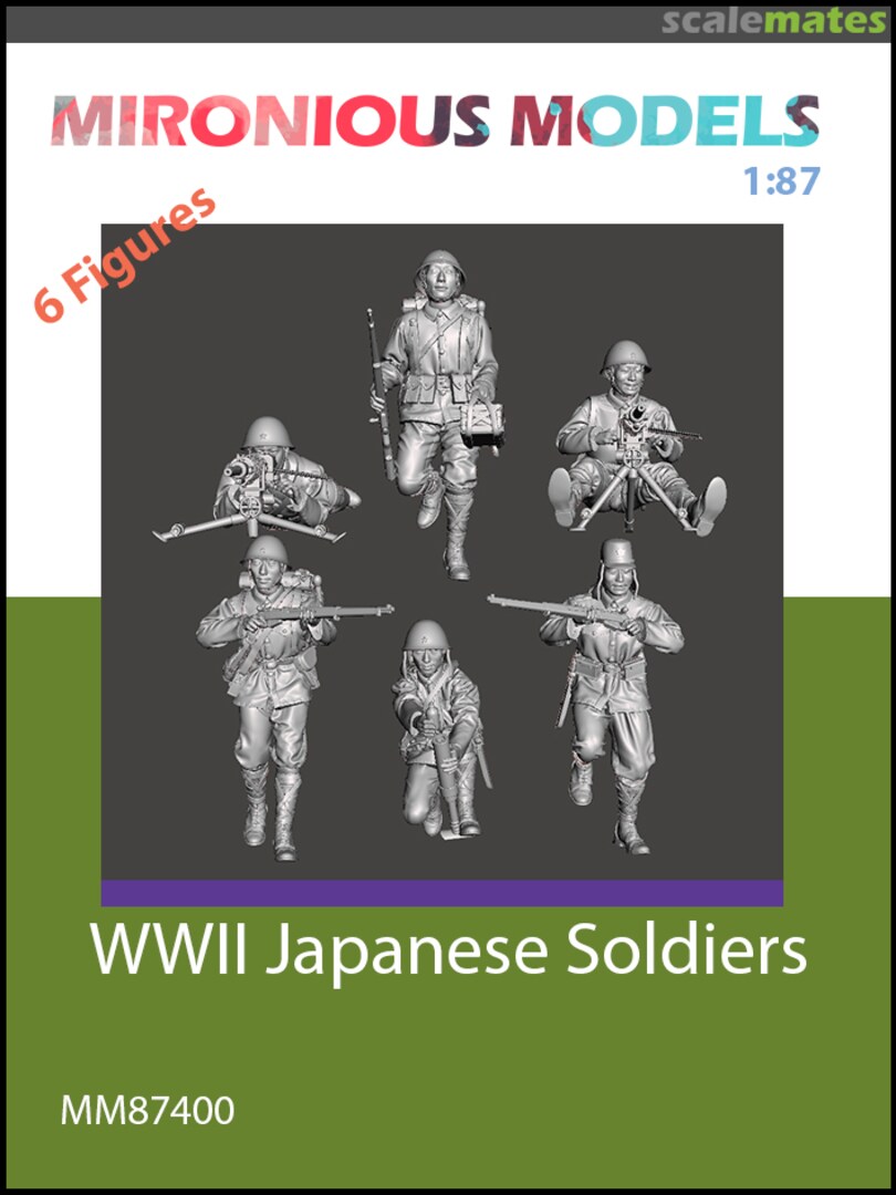 Boxart WWII Japanese Soldiers MM87400 Mironious Models