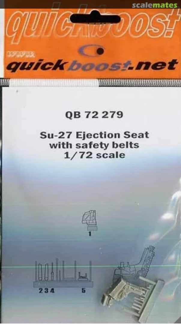 Contents Su-27 Flanker - Ejection Seat w/ Safety Belts QB 72 279 Quickboost Contents Su-27 Flanker - Ejection Seat w/ Safety Belts QB 72 279 Quickboost