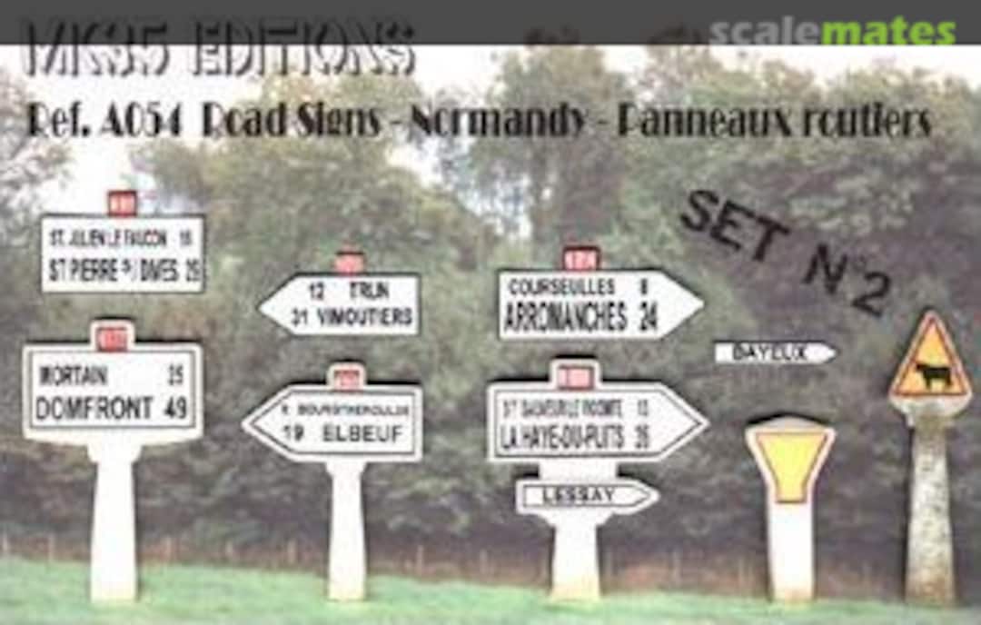 Boxart Normandy Signposts Set 2 A054 MK35 Boxart Normandy Signposts Set 2 A054 MK35