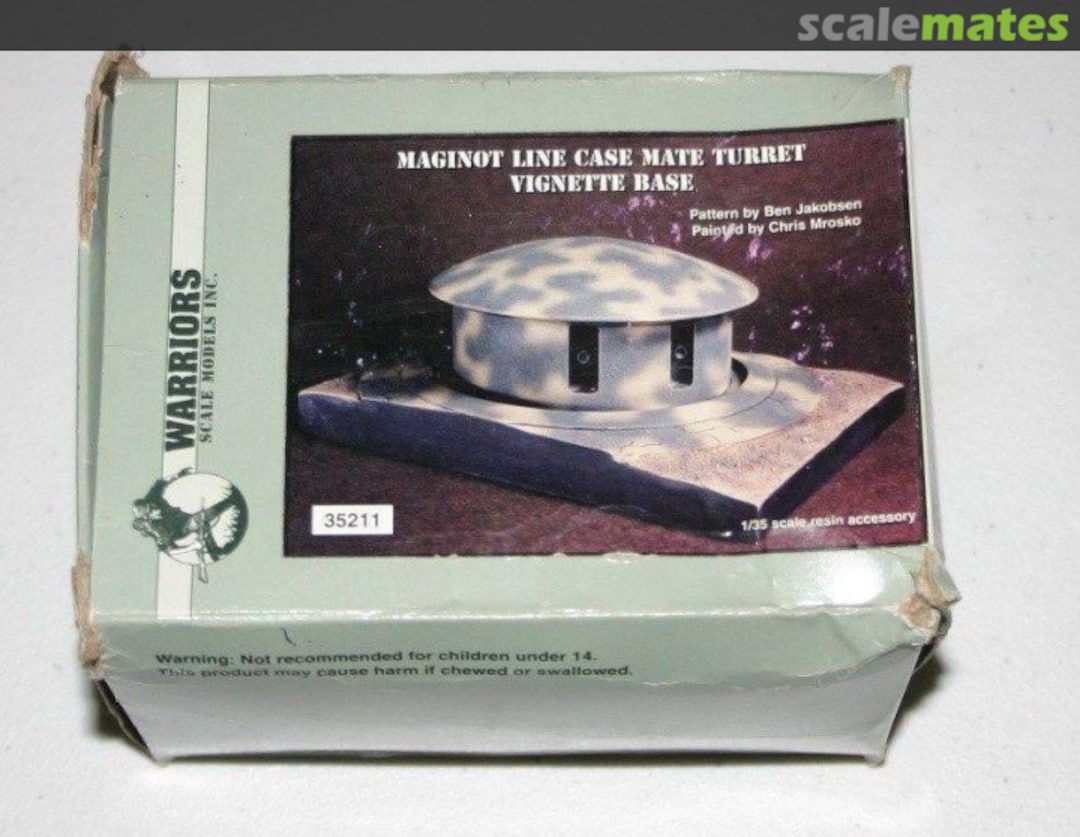 Boxart Maginot Line Casematte Turret Vignette Base 35211 Warriors Boxart Maginot Line Casematte Turret Vignette Base 35211 Warriors
